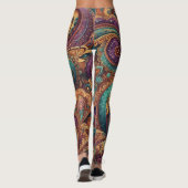 Leggings Bohemian Paisley no 9 (Dos)