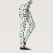 Leggings Boho Abstrait Polka Dot Motif (Droite)