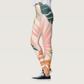 Leggings Boho Botanical Art : Nature Inspiré Abstrait (Gauche)