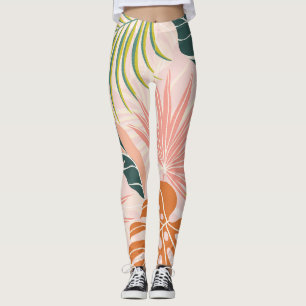 Leggings Boho Botanical Art : Nature Inspiré Abstrait