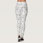 Leggings Boho Branches & Cônes de Noël ID986 (Dos)