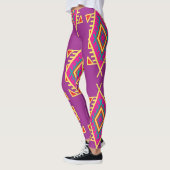 Leggings Boho Chic : Ornement Ethnique Sans Seamless (Gauche)