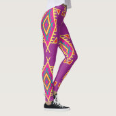 Leggings Boho Chic : Ornement Ethnique Sans Seamless (Droite)