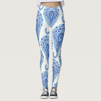 Leggings Boho Chic Paisley sans fil Oriental