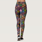 Leggings Boho coloré Mandala Motif (Dos)