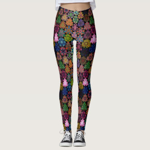 Leggings Boho coloré Mandala Motif