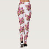 Leggings Boho couleur feuille d'automne (Dos)