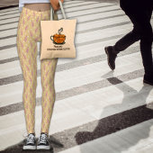 Leggings Boho Cream Rose Botanical