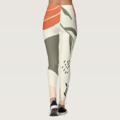 Leggings Boho feuille art Spiral Carnet photo (Dos)