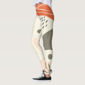 Leggings Boho feuille art Spiral Carnet photo (Gauche)