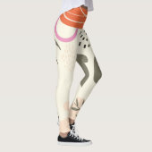 Leggings Boho feuille art Spiral Carnet photo (Droite)