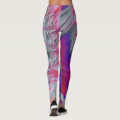 Leggings Boho Hippie Trip Funky Nautilus Spirale Fractale (Dos)