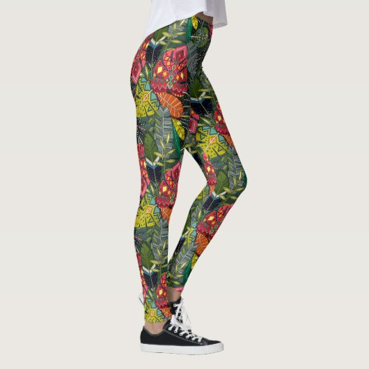 Leggings boho hojas (Droite)