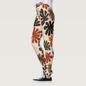 Leggings Boho Matisse Flower Pattern  (Gauche)