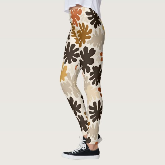 Leggings Boho Matisse Flower Pattern (Gauche)