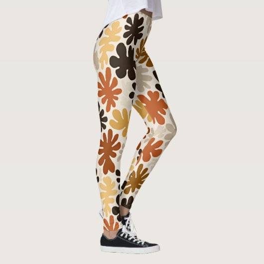 Leggings Boho Matisse Flower Pattern  (Droite)