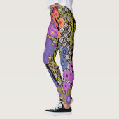 Leggings Boho Maximalist Floral Design (Gauche)