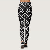 Leggings Boho noir et blanc (Dos)