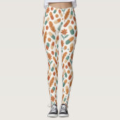 Leggings Boho Pill & Feather Daisy Motif (Devant)