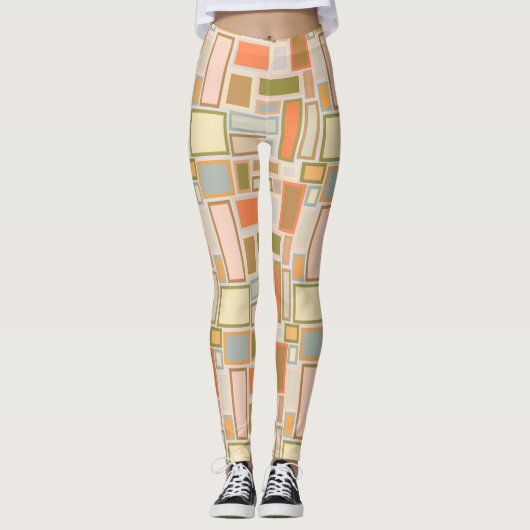 Leggings Boho Rectangles (Devant)