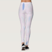 Leggings Boho Trendy Feathers Luxury Collection (Dos)