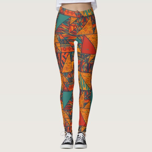 Leggings Boho Tribal Ethnique Chic (Devant)
