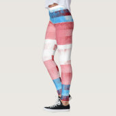 Leggings Bois américain et Paintstrokes du drapeau | de (Gauche)