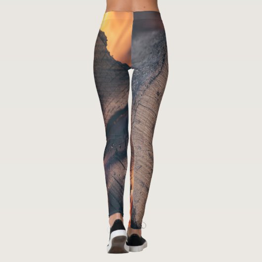 Leggings Bois au feu (Dos)