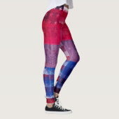 Leggings Bois bisexuel américain et Paintstrokes du drapeau (Droite)