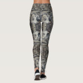 Leggings Bois d'Amérique - Photo Marbré (Dos)