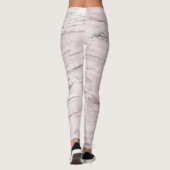 Leggings Bois de bouleau blanc Grange rustique Ferme Chic (Dos)