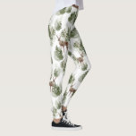 Leggings Bois de cerfs forestiers<br><div class="desc">Ce design présente une belle forêt aquarelle. Préparez-vous à un week-end amusant à la montagne avec cette collection !</div>