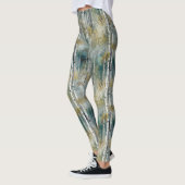 Leggings Bois sans fin Dreamscape Trees Misty Forest (Gauche)