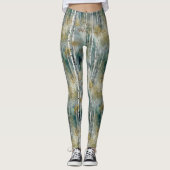Leggings Bois sans fin Dreamscape Trees Misty Forest (Devant)