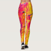 Leggings Bold Crazy tendance coloré Abstrait Wild Chic (Dos)