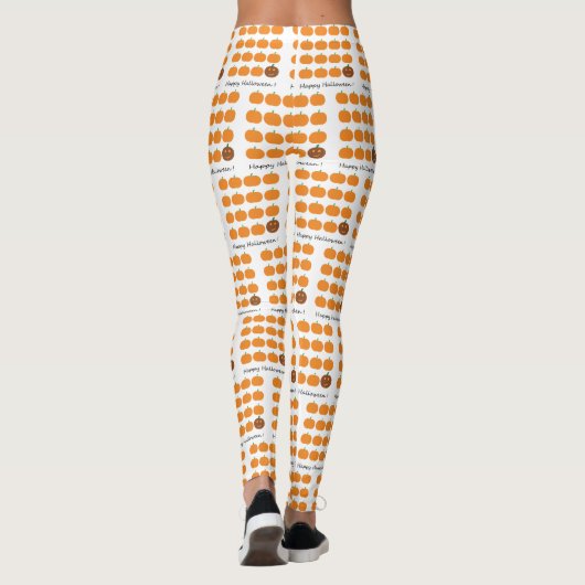 Leggings Bon Patch Citrouille Halloween (Dos)