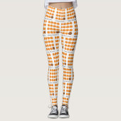 Leggings Bon Patch Citrouille Halloween (Devant)
