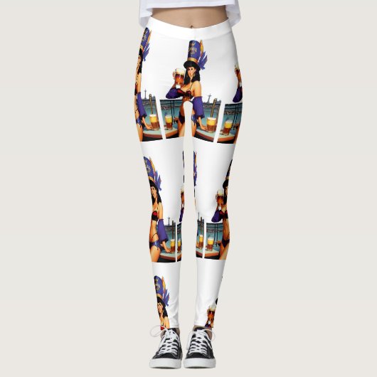 Leggings Bonafide barre serveuse Thunder_Cove (Devant)