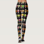 Leggings Bonbon à cornet de crème glacée assaisonné (Dos)