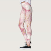 Leggings Bonbon rose doux (Gauche)