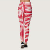 Leggings Bonbon rouge de Noël (Dos)