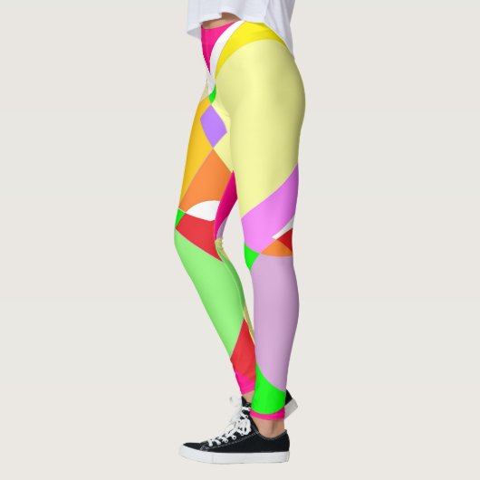 Leggings Bonbons couleurs grand pastel divine design (Gauche)
