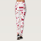Leggings Bonbons de cerise brillant doux lollipopes doux (Dos)