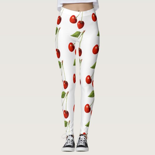 Leggings Bonbons de la nature - Fruits de cerise (Devant)