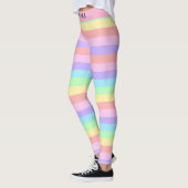 Leggings Bonbons Pastel Décora rayée Kei (Gauche)