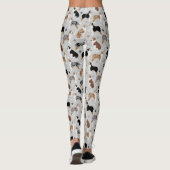 Leggings Bones et pattes de berger australiens (Dos)
