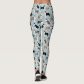 Leggings Bones et pattes de berger australiens (Dos)