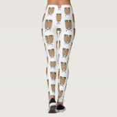 Leggings Bongo, dessin animé de batterie (Dos)