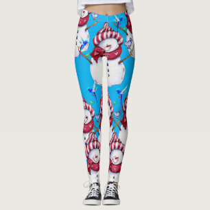 Leggings bonhomme de neige