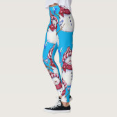 Leggings bonhomme de neige (Gauche)